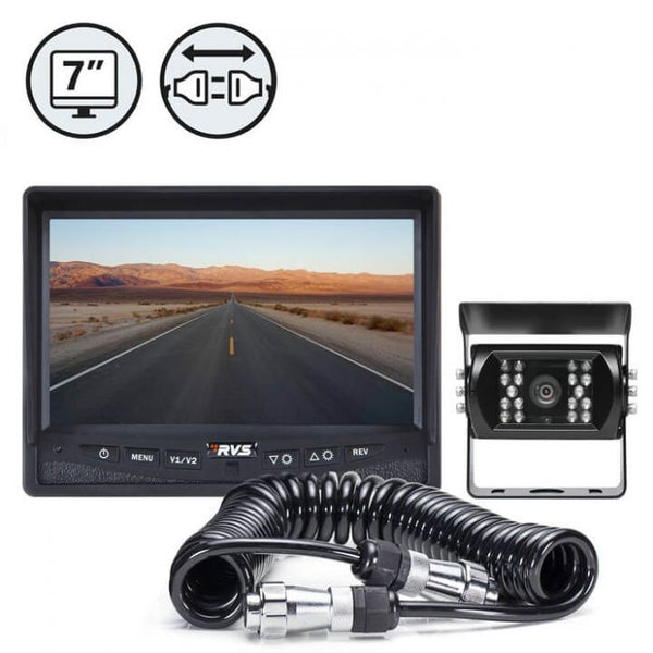 BACKUP CAMERA SYSTEM WITH TRAILER TOW QUICK CONNECT KIT