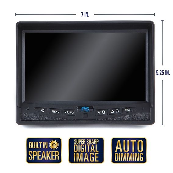 BACKUP CAMERA SYSTEM WITH TRAILER TOW QUICK CONNECT KIT