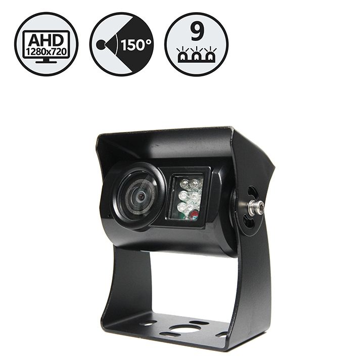 AHD 150° Backup Camera with 9 Infrared Illuminators