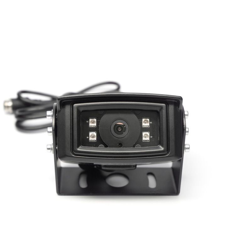 120° Weatherproof Backup Camera with 4 Infrared illuminators