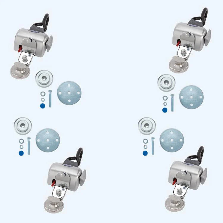 Q'Straint 4 QRT Standard Retractors with Slide 'N Click Fittings | Q-8201-SC