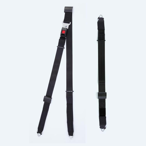 Q'Straint Standard Lap & Shoulder Belt Combination with Manual Height Adjuster and Pin Connectors | Q8-6325-A-FP