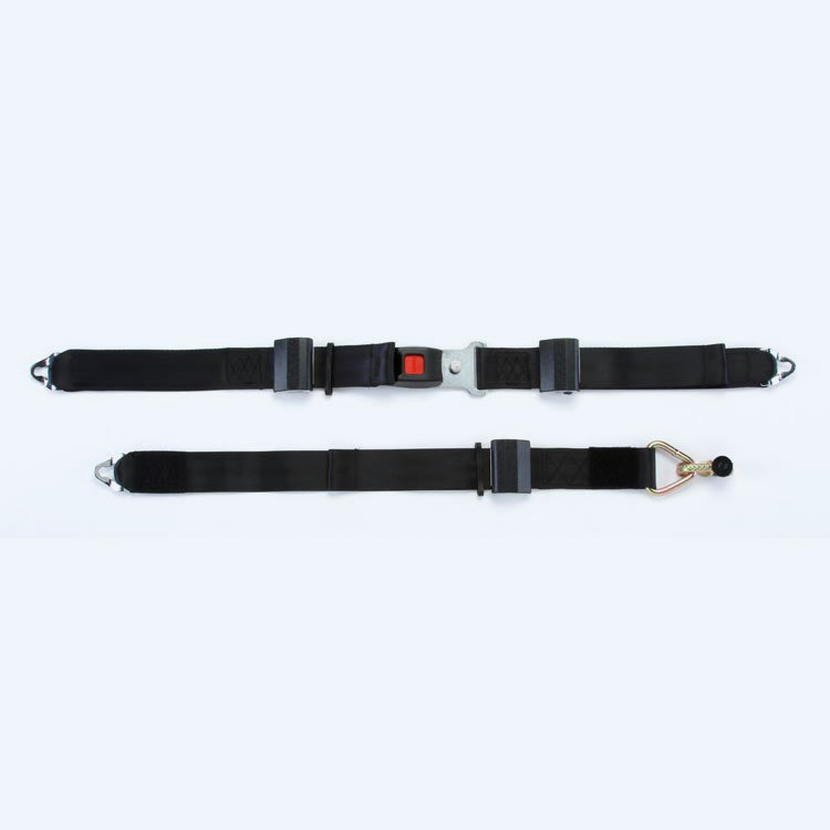 Q'Straint Combination Lap & Shoulder Belt with Manual Height Adjuster and Pin Connector | Q8-6325-AT