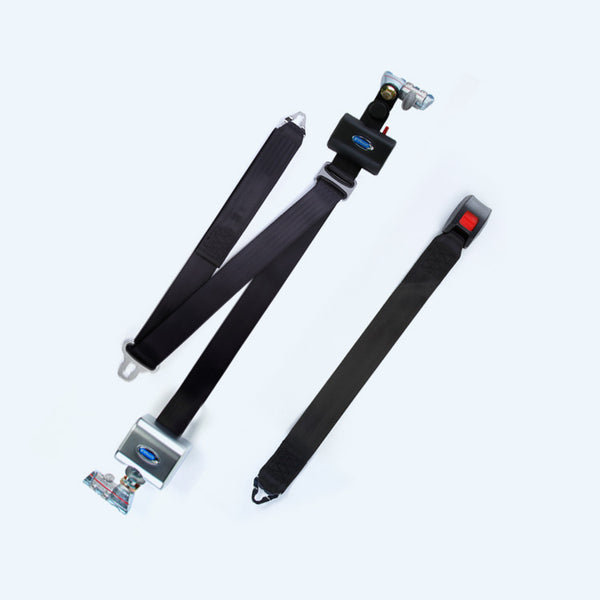 Q'Straint Retractable Lap And Shoulder Belt Combo With Retractable Height Adjuster | Q8-6326-A1-HR131