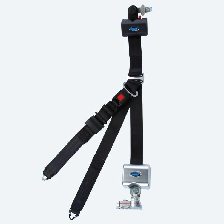 Q'Straint Retractable Lap & Shoulder Combination Belt with Retractable Height Adjuster | L TRACK | Q8-6327