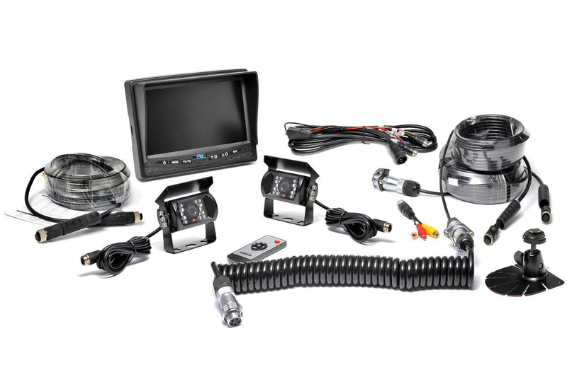 BACKUP CAMERA SYSTEM | TWO CAMERA SETUP WITH TRAILER TOW QUICK CONNECT KIT