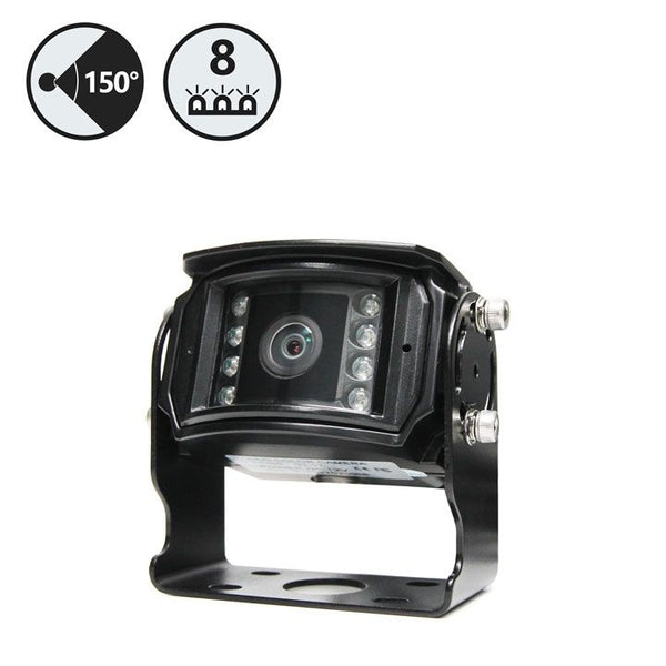 150° Backup Camera with 8 Infrared Illuminators