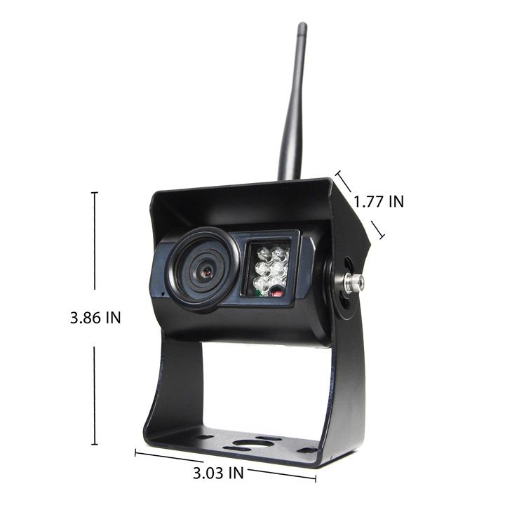 SimpleSight™ 130° Wireless Backup Camera with 9 Infrared Illuminators