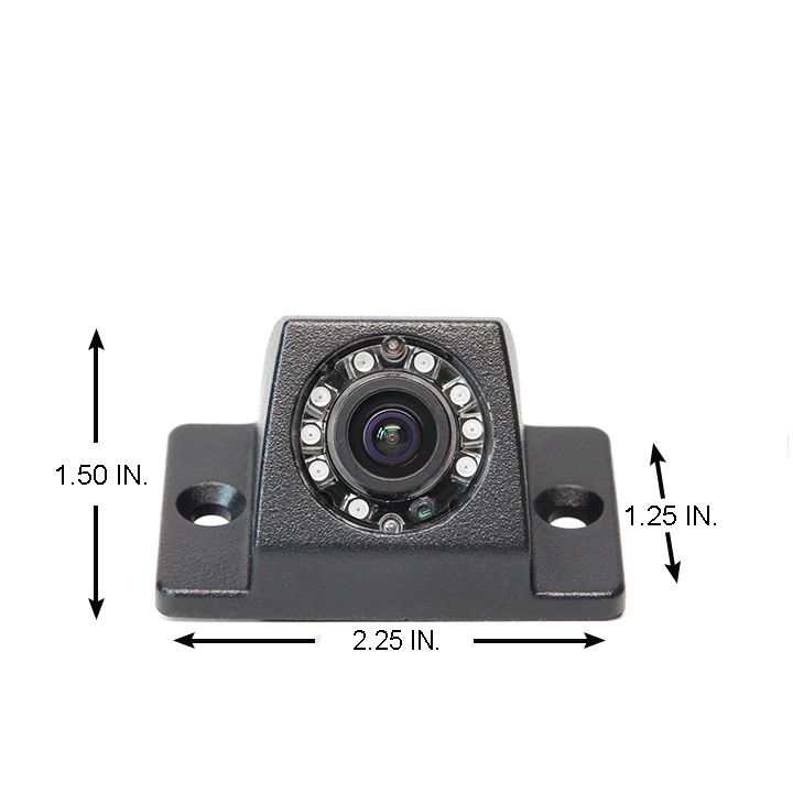 Analog HD Surface Mount Backup Camera with Infrared Illuminators